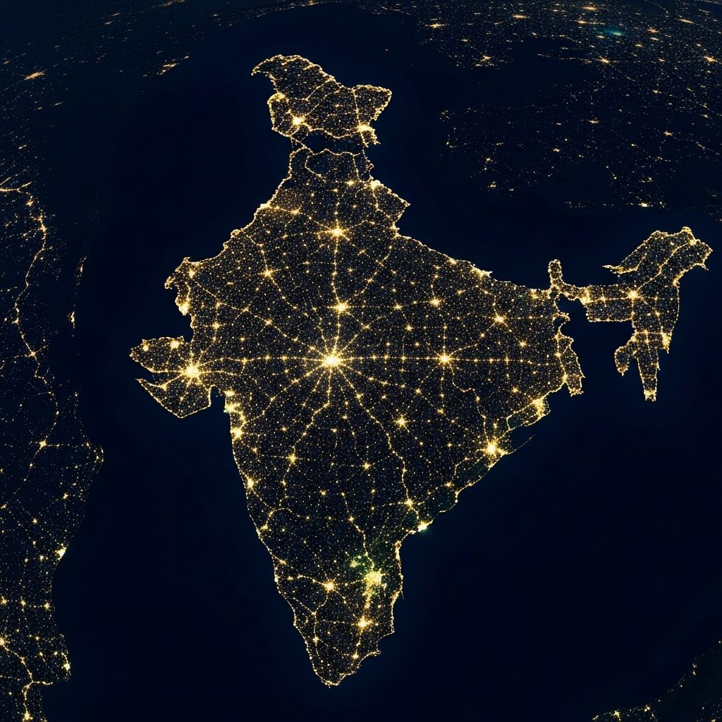 India from space