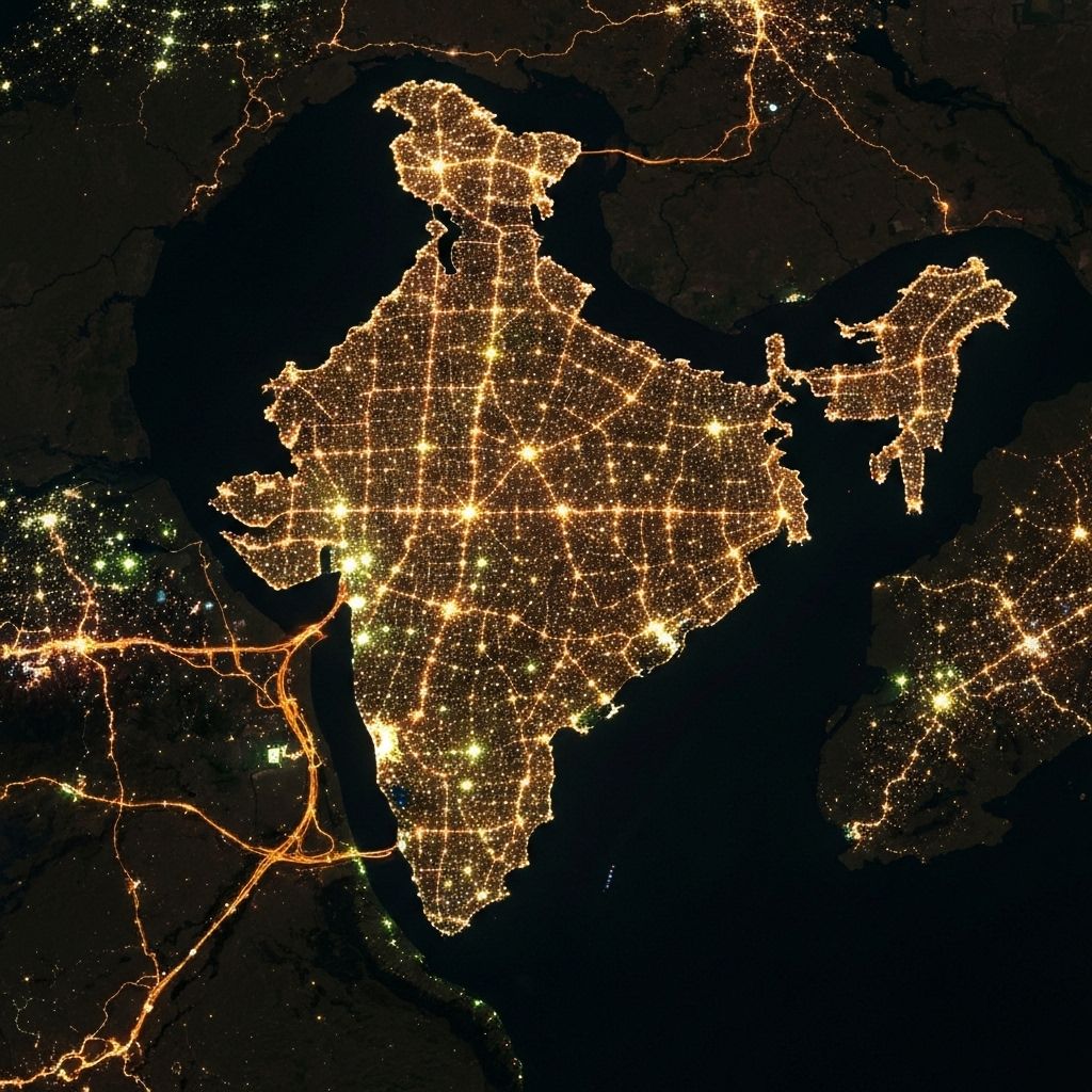 India from space